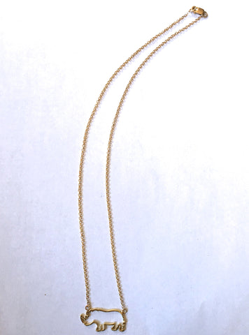 Rhinoceros Necklace