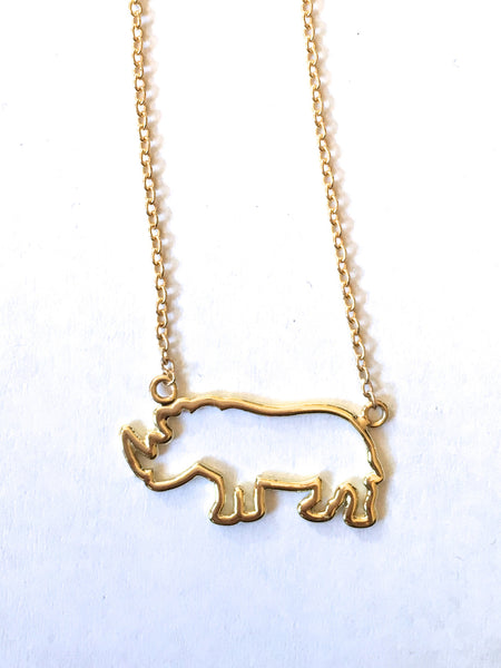 Rhinoceros Necklace