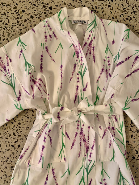 Aromatherapy Print Robe in Lavender Toddler