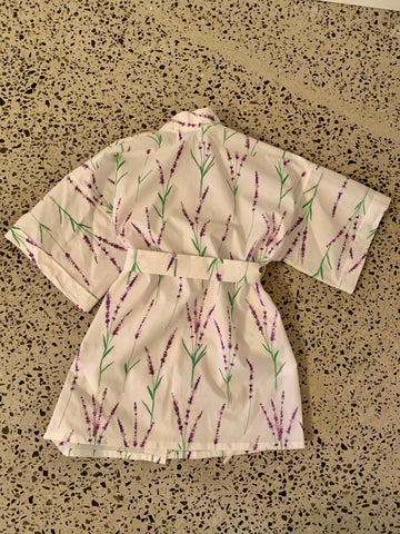 Aromatherapy Print Robe in Lavender Toddler