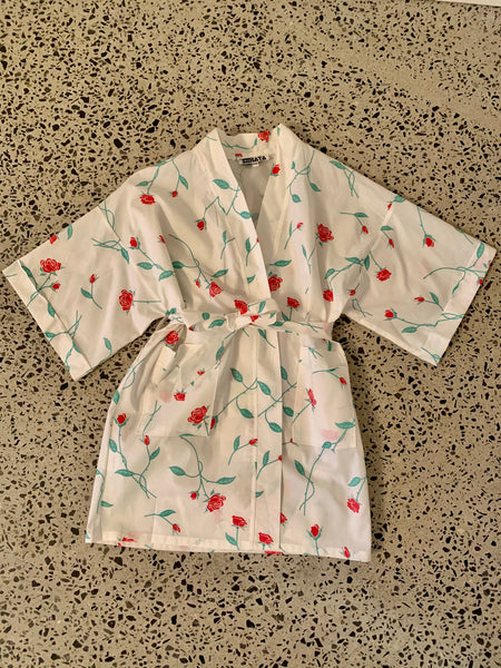 Aromatherapy Print Robe Rose Toddler Size