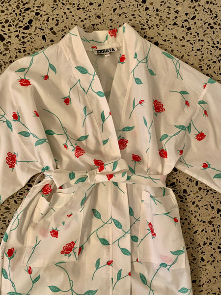 Aromatherapy Print Robe Rose Toddler Size