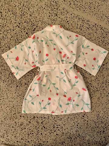 Aromatherapy Print Robe Rose Toddler Size
