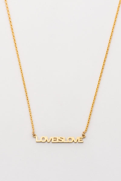 Love is Love Necklace